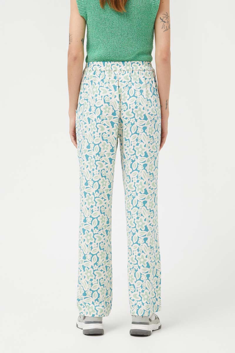 PANTALONI STAMPA FLOREALE