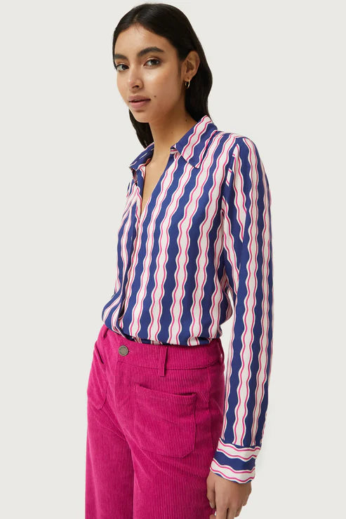 CAMICIA RIGHE ZIG ZAG