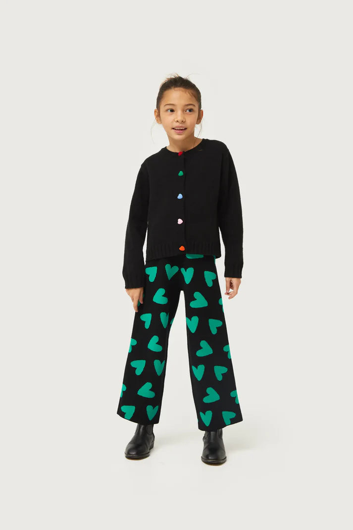 PANTALONI BAMBINA CUORI