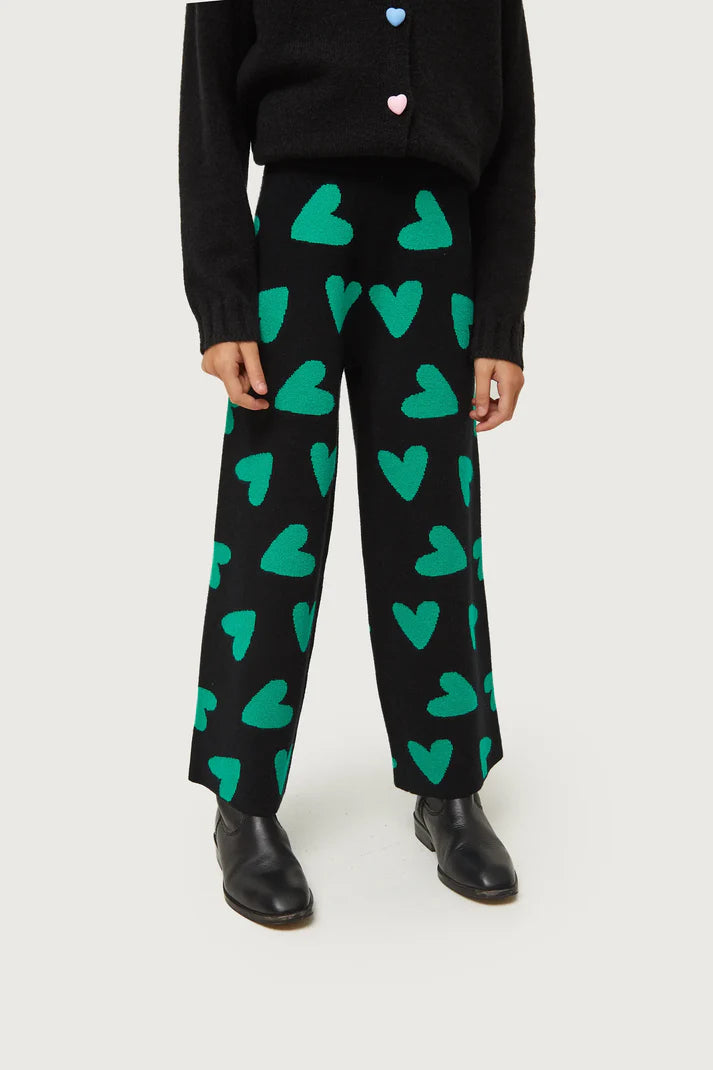 PANTALONI BAMBINA CUORI