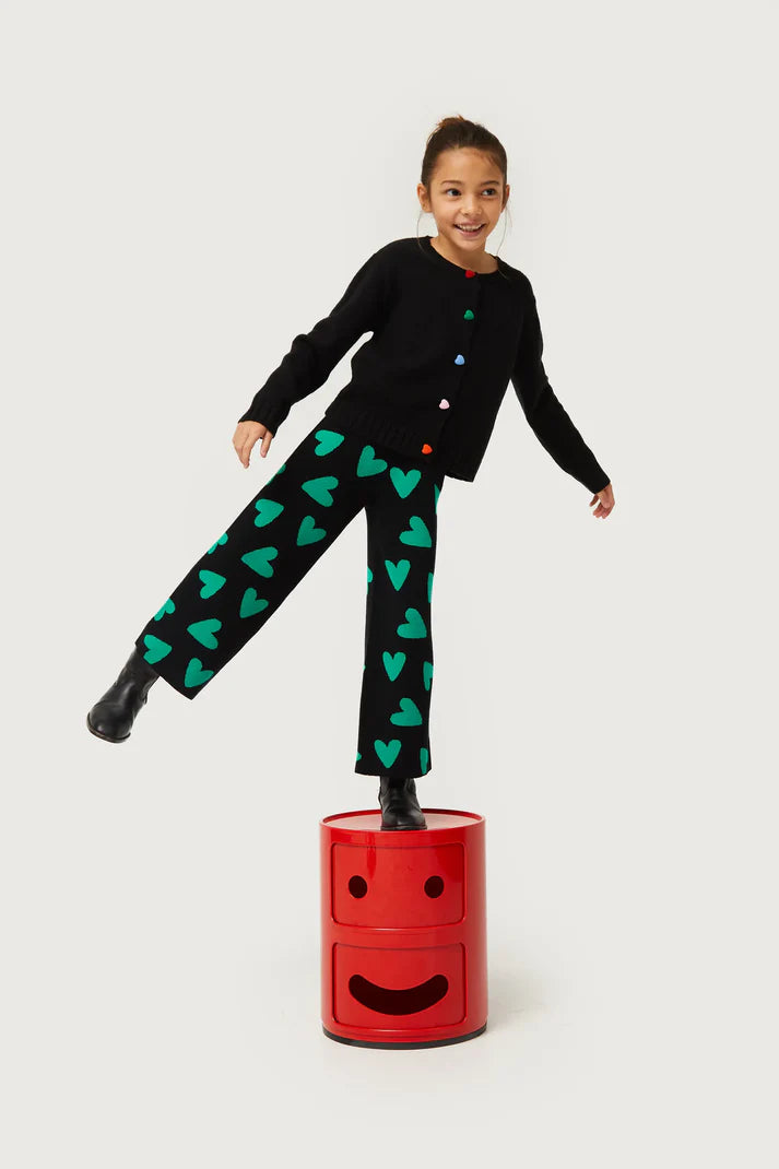 PANTALONI BAMBINA CUORI