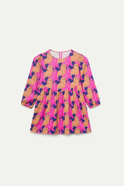 ABITO BAMBINA CON GATTINI