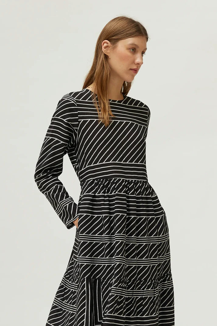 ABITO RIGHE ZIG ZAG