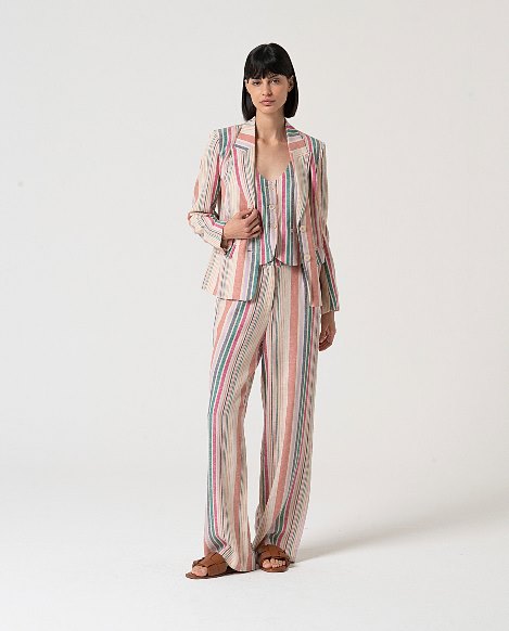 PANTALONI RIGA MULTICOLORE