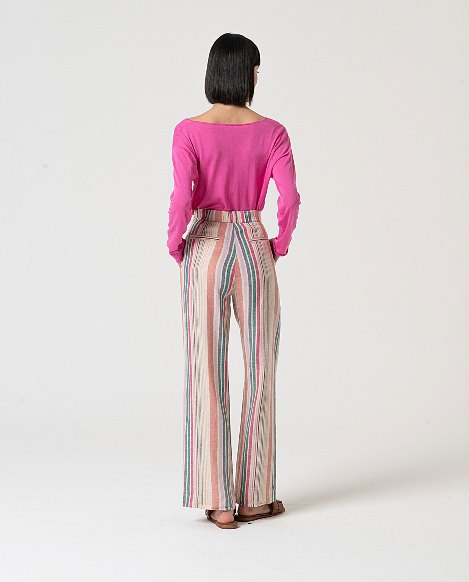 PANTALONI RIGA MULTICOLORE