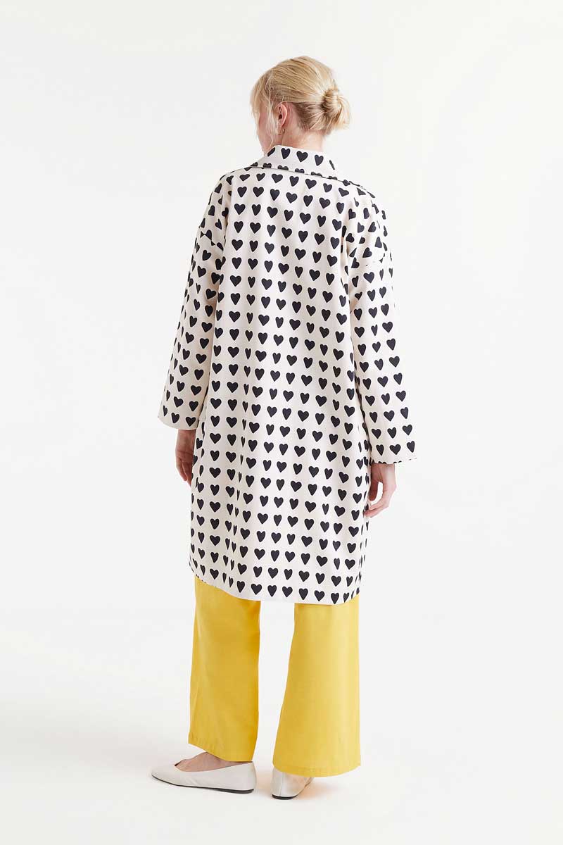 TRENCH STAMPA CUORI