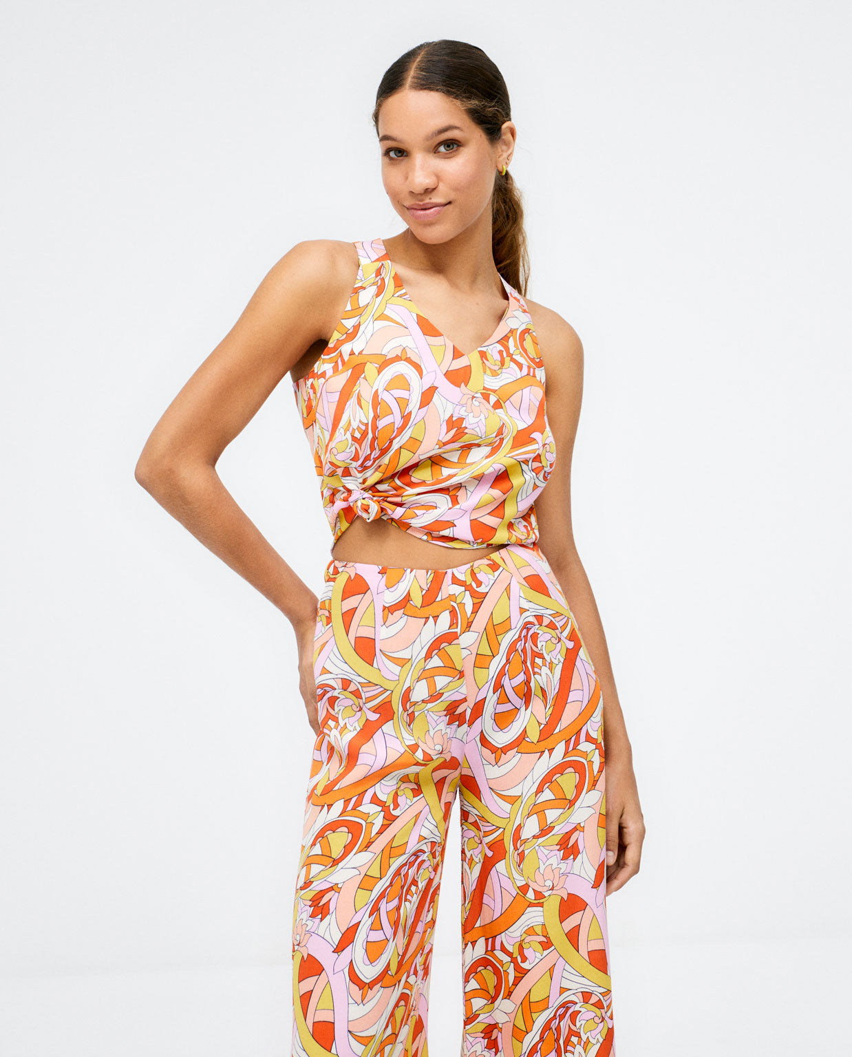 PANTALONE PALAZZO FANTASIA '70