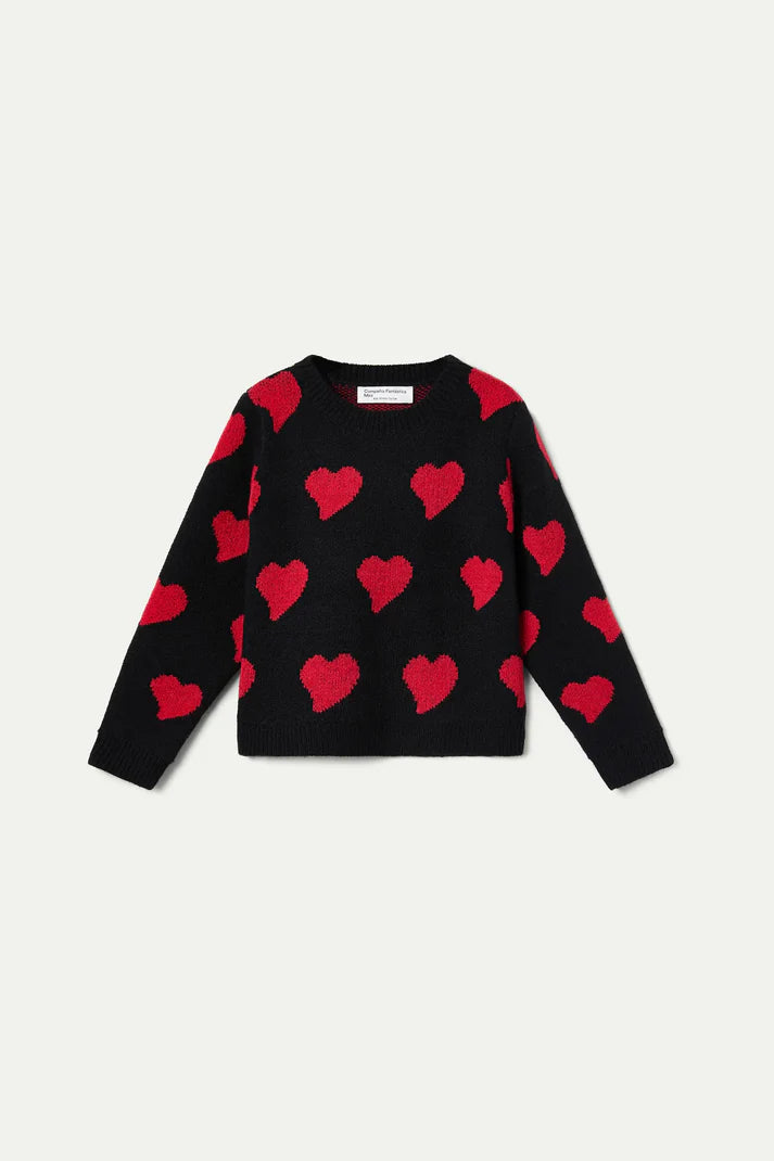 MAGLIA BAMBINA CUORI