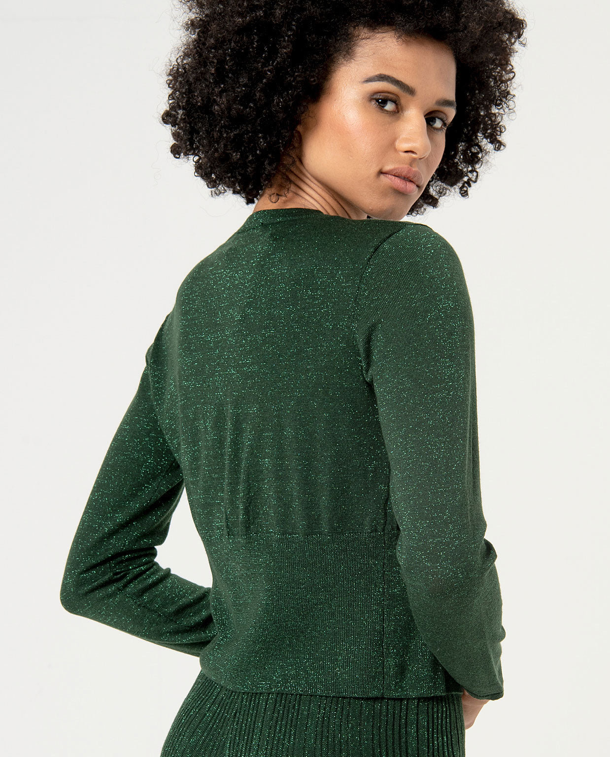 CARDIGAN LUREX