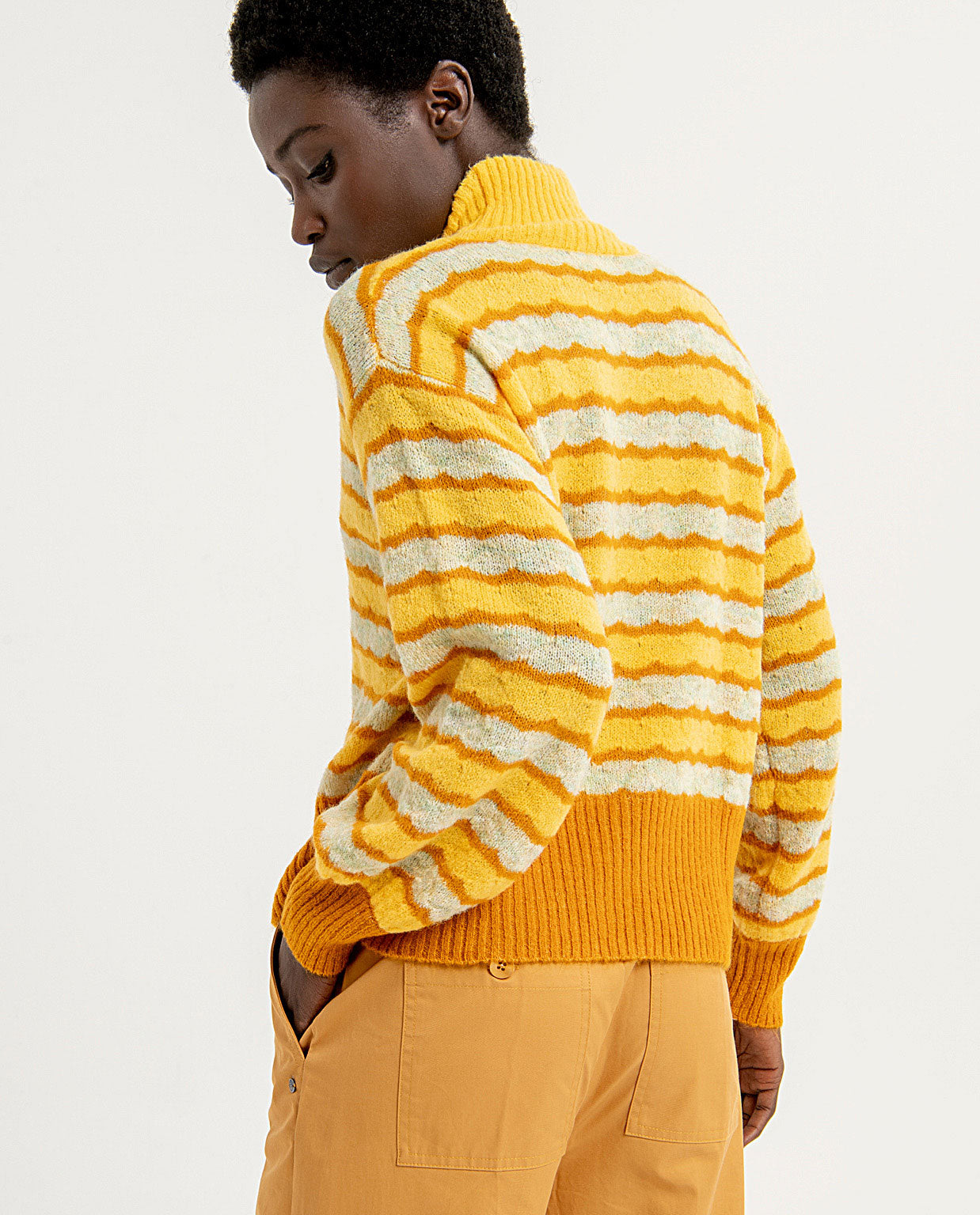 MAGLIA RIGHE ONDULATE