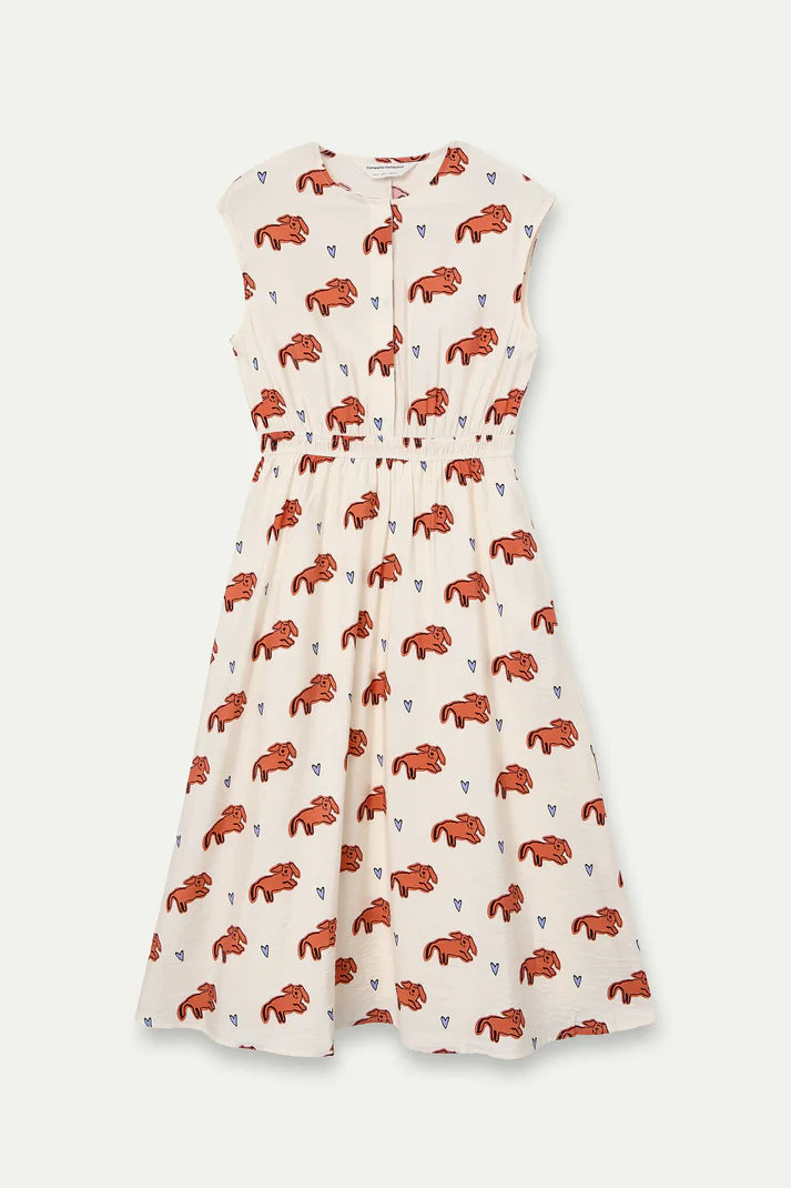 ABITO MIDI STAMPA CAGNOLINI