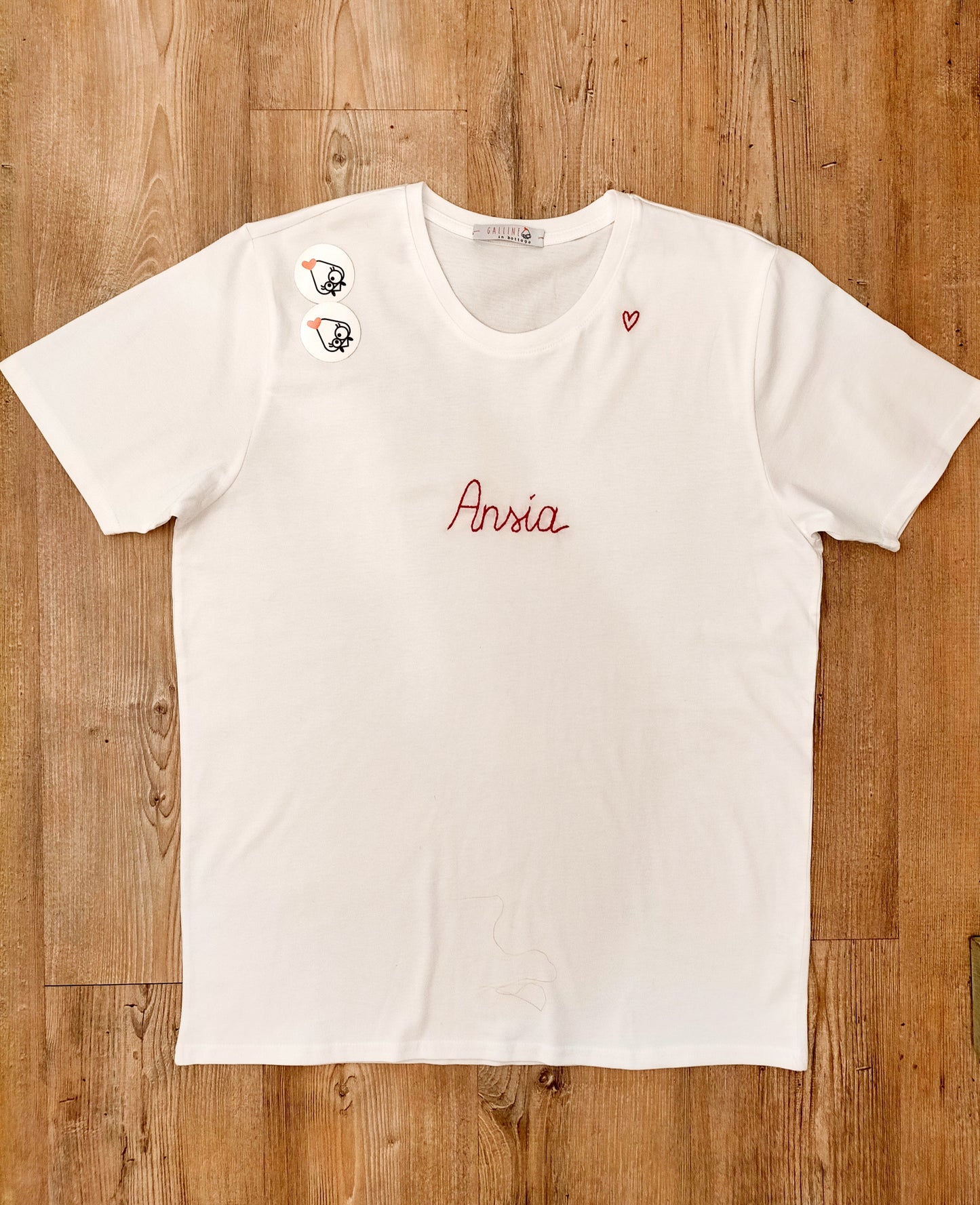T-SHIRT RICAMATA - ANSIA