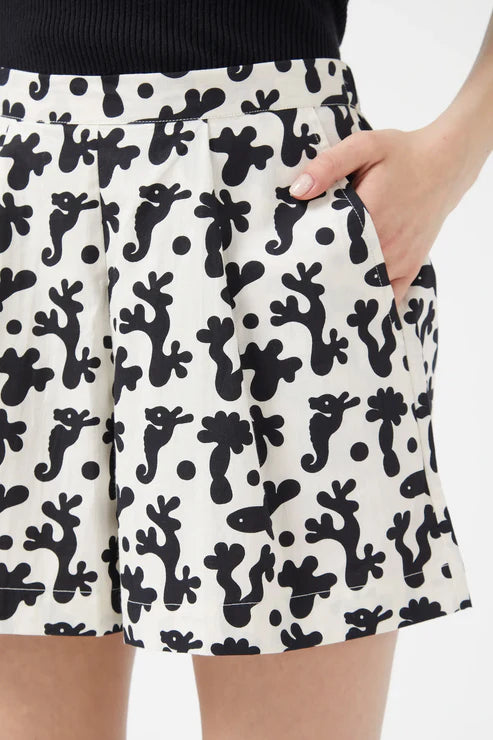 SHORTS STAMPA CORALLI