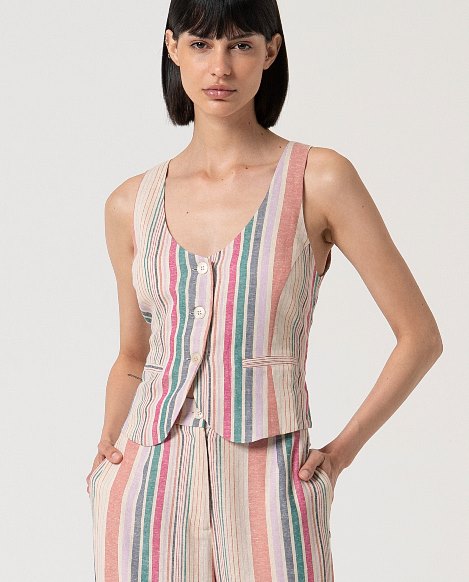 GILET RIGA MULTICOLORE