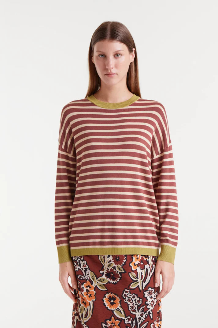 MAGLIA RIGHE A CONTRASTO