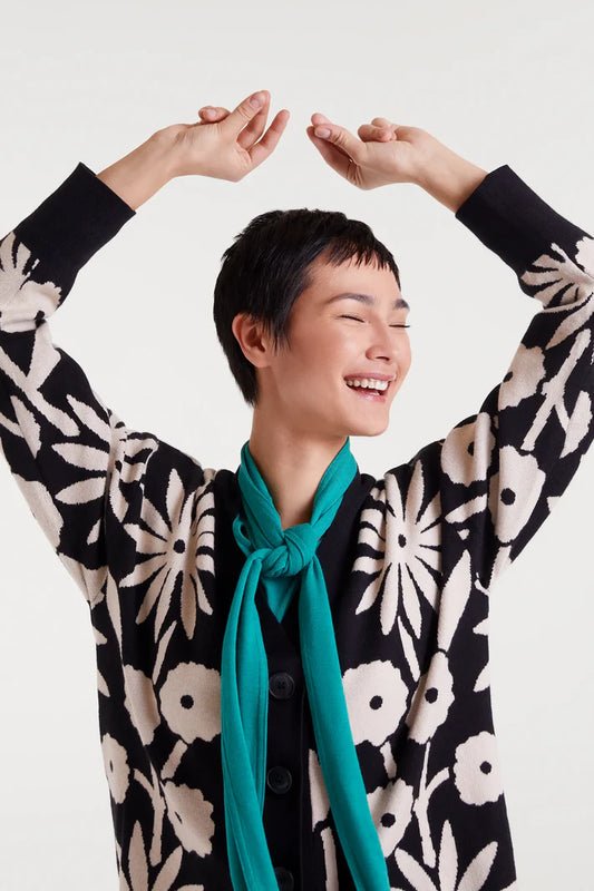 CARDIGAN STAMPA TOFU