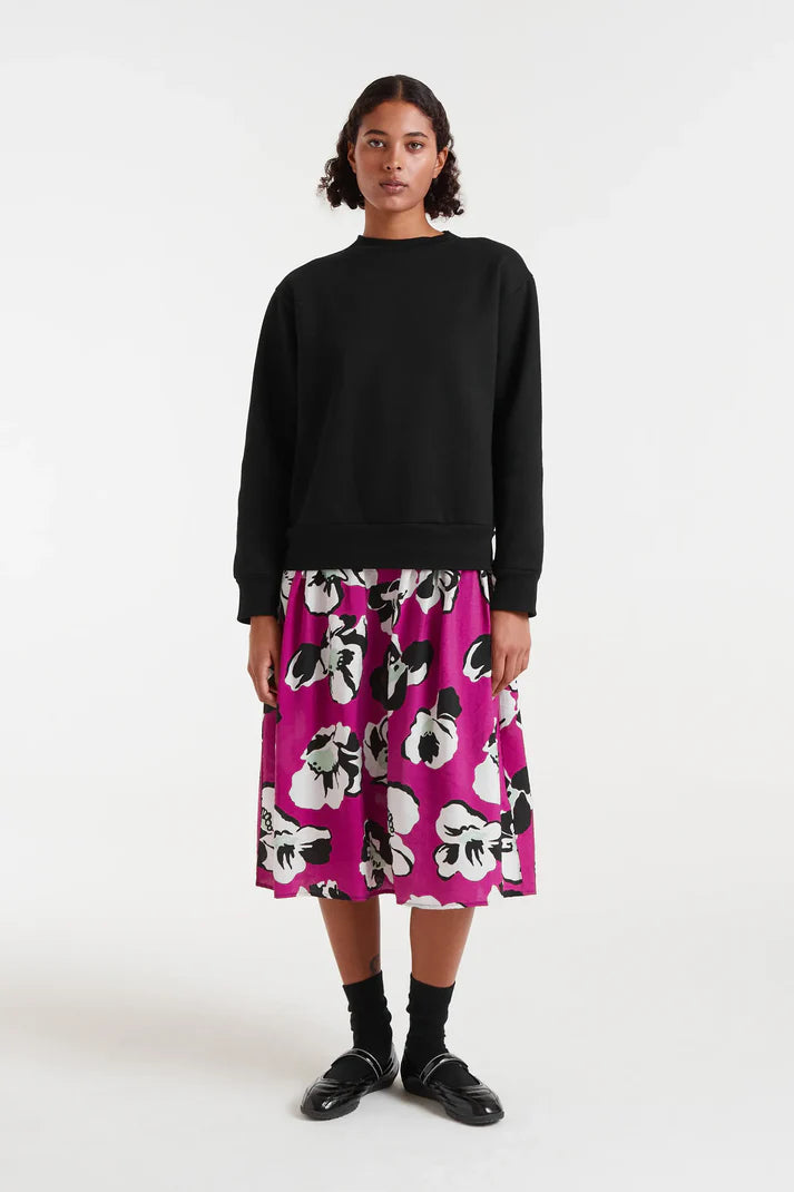 ABITO  FELPA CON MAXIFIORI