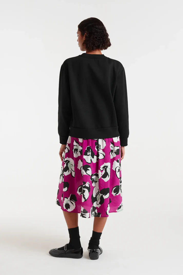 ABITO  FELPA CON MAXIFIORI