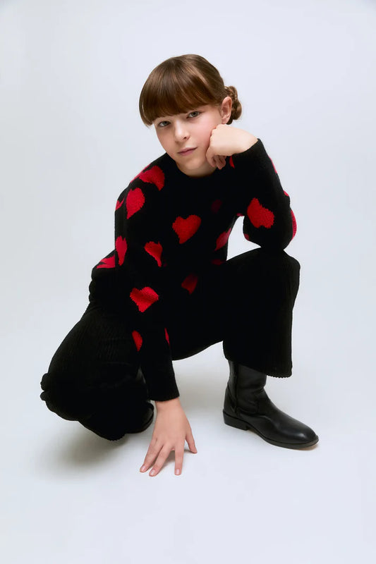 MAGLIA BAMBINA CUORI