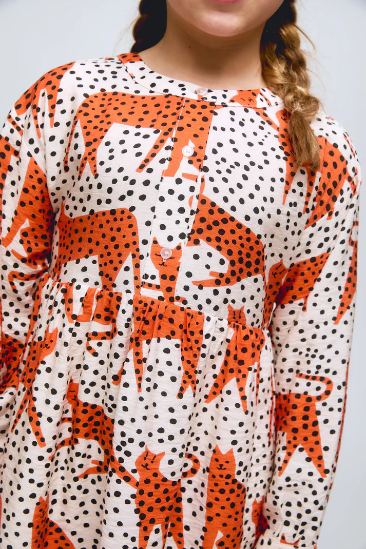 ABITO BAMBINA LEOPARDI E POIS