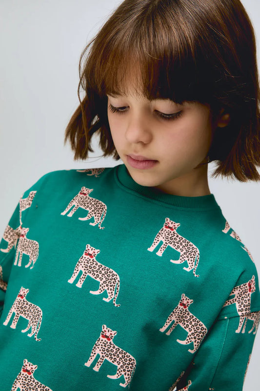 FELPA BAMBINA CON GIAGUARI