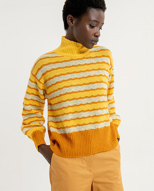 MAGLIA RIGHE ONDULATE