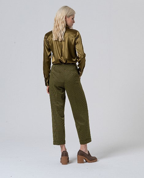 PANTALONI MICRO PIED DE POULE