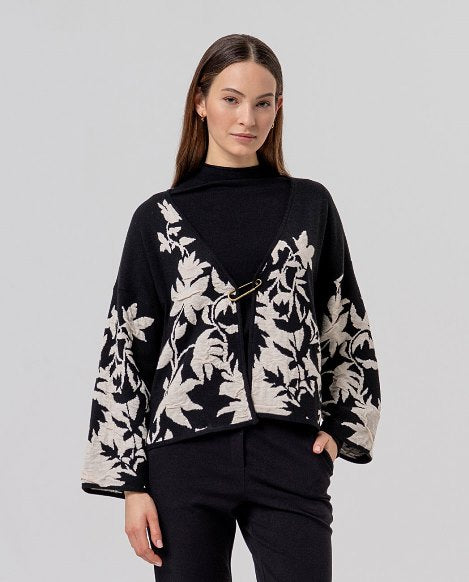 MAGLIA KIMONO JACQUARD