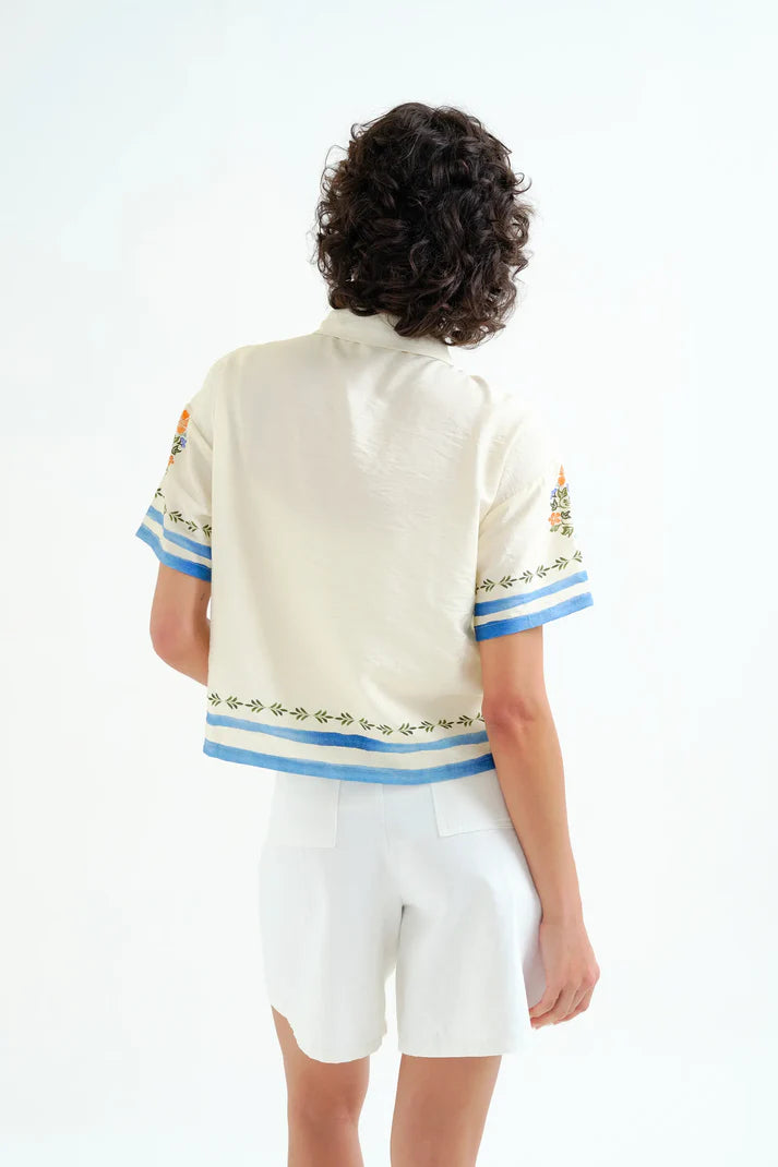 CAMICIA STAMPA PALME & SIRENE