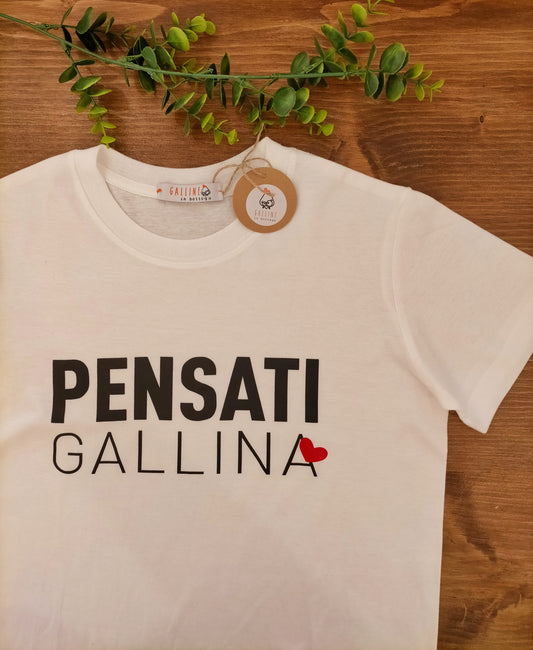 T-shirt PENSATI GALLINA