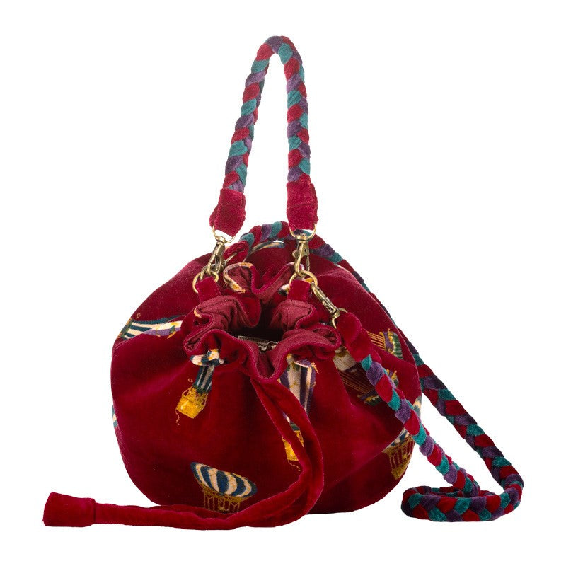 BORSA SECCHIELLO IN VELLUTO